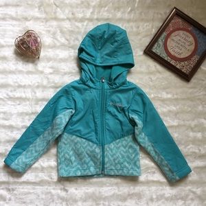 Columbia Blue Full Zip-Up Jacket Size 3T